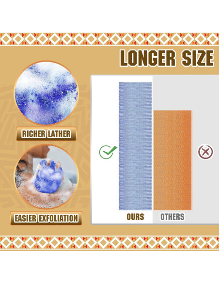 Esponja de Red Africana SpiralScgv - Exfoliante Suave 2 Piezas Esponja de Red Africana SpiralScgv - Exfoliante Suave 2 Piezas