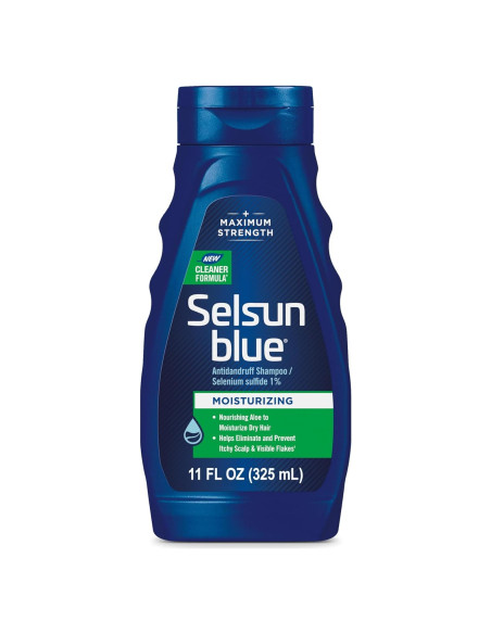 Champú Anticaspa Hidratante Selsun Blue 325 ml, 1% Sulfuro Selenio