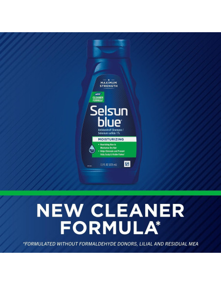 Champú Anticaspa Hidratante Selsun Blue 325 ml, 1% Sulfuro Selenio