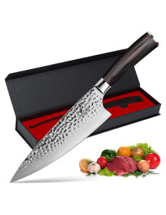 Cuchillo de Chef imarku Damasco 20 cm Acero Inoxidable