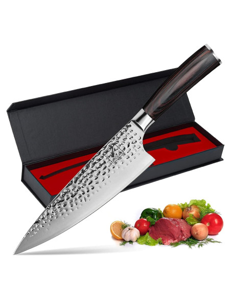 Cuchillo de Chef imarku Damasco 20 cm Acero Inoxidable