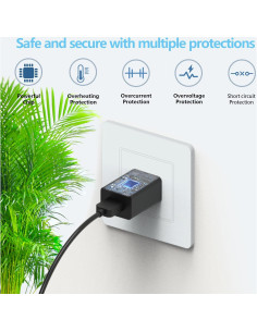 Cargador para cepillos eléctricos Fairywill y Foreo 5V 10W 2