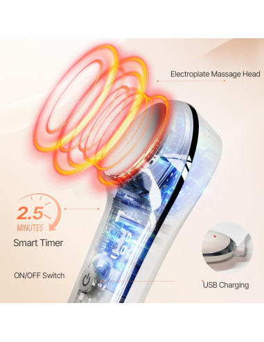 Masajeador Facial Caliente y Frío TOUCHBeauty AG-1389