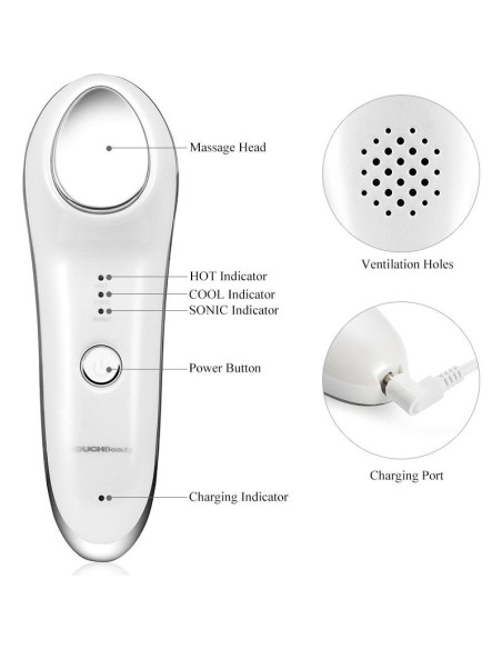 Masajeador Facial Caliente y Frío TOUCHBeauty AG-1389