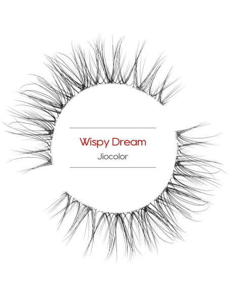Pestañas Postizas Jiocolor Sueño Wispy 12mm 7 Pares Naturales
