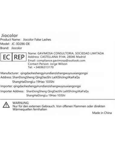 Pestañas Postizas Jiocolor Sueño Wispy 12mm 7 Pares Naturales