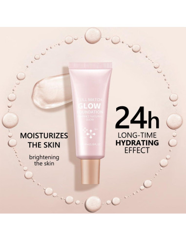 Base de Maquillaje Full Match Glow Loske 40 ml Claro