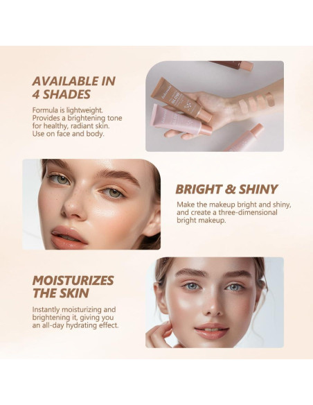 Base de Maquillaje Full Match Glow Loske 40 ml Claro