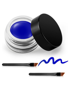 Delineador de Ojos en Gel Azul Erinde - Impermeable y Larga Duración