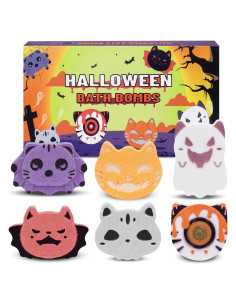 Set de 6 Bolas de Baño de Halloween NIGOWAYS para Niños