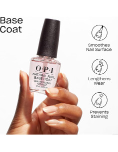 Base Coat Natural OPI 15ml | Esmalte Uñas Transparente 2