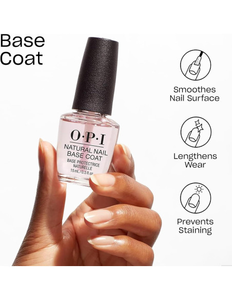 Base Coat Natural OPI 15ml | Esmalte Uñas Transparente