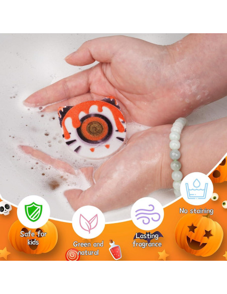 Set de 6 Bolas de Baño de Halloween NIGOWAYS para Niños