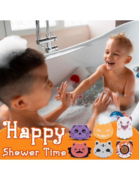 Set de 6 Bolas de Baño de Halloween NIGOWAYS para Niños