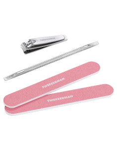 Juego de Manicura Tweezerman Rosa Té 5 Piezas