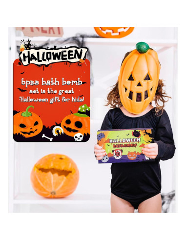 Set de 6 Bolas de Baño de Halloween NIGOWAYS para Niños