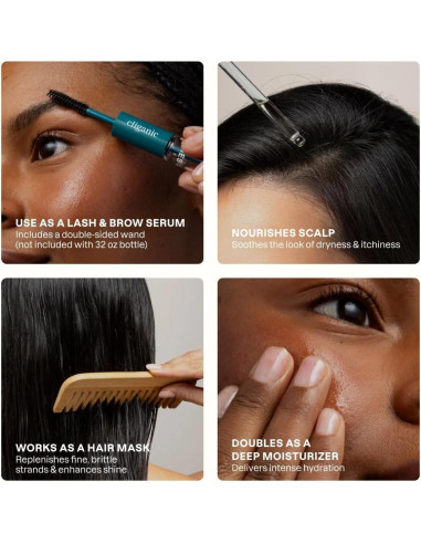 Aceite de Ricino Orgánico Cliganic 236.6 ml - Puro y Natural