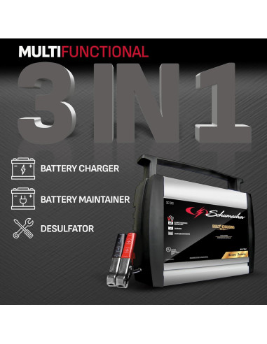 Cargador Schumacher Electric SC1301 6A 6V/12V Automático