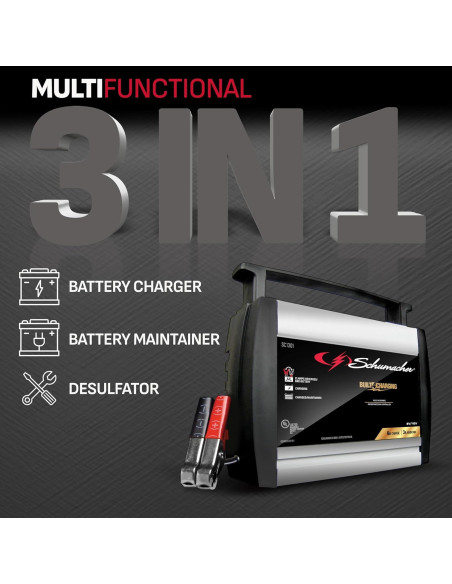 Cargador Schumacher Electric SC1301 6A 6V/12V Automático