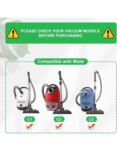 Accesorio de cepillo de vacío Miele 2 piezas cerdas suaves 30.48 cm