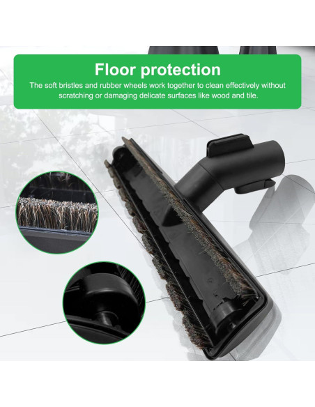 Accesorio de cepillo de vacío Miele 2 piezas cerdas suaves 30.48 cm