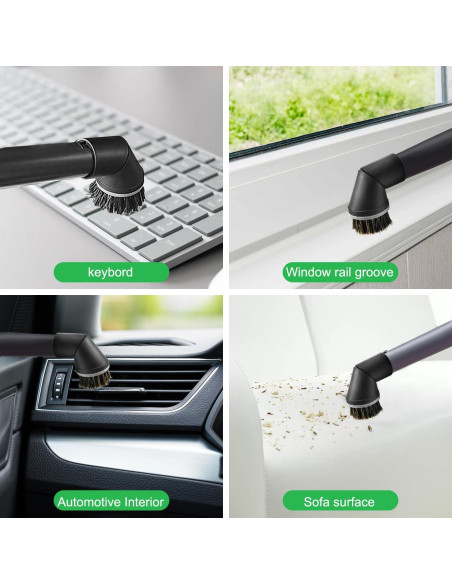 Accesorio de cepillo de vacío Miele 2 piezas cerdas suaves 30.48 cm