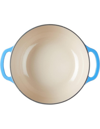 Horno Holandés Lodge Enameled 7.5L Hierro Fundido Azul