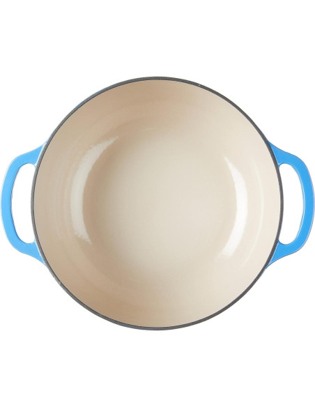 Horno Holandés Lodge Enameled 7.5L Hierro Fundido Azul