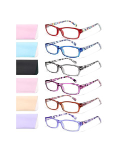 Gafas de lectura Gaoye 6 pares con protección UV y luz azul