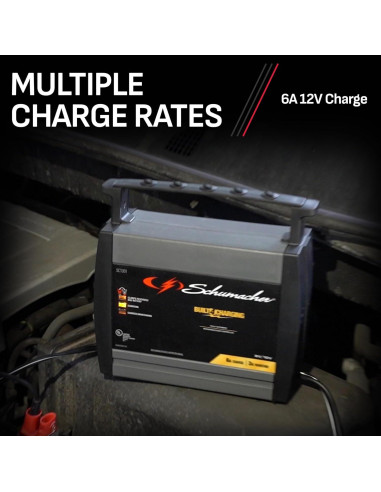Cargador Schumacher Electric SC1301 6A 6V/12V Automático