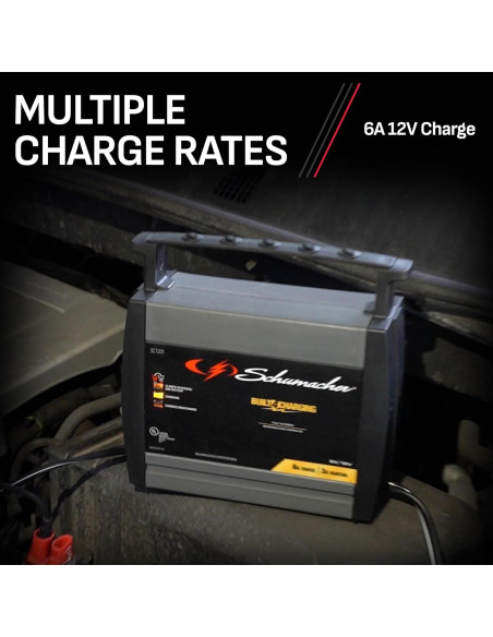 Cargador Schumacher Electric SC1301 6A 6V/12V Automático
