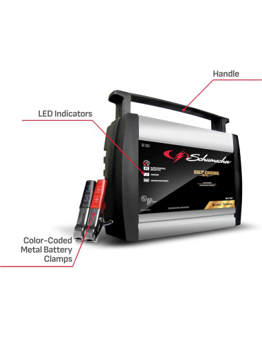 Cargador Schumacher Electric SC1301 6A 6V/12V Automático