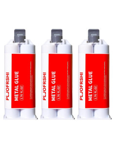 Pegamento Epóxico Metálico 3 Piezas 50 g Alta Resistencia