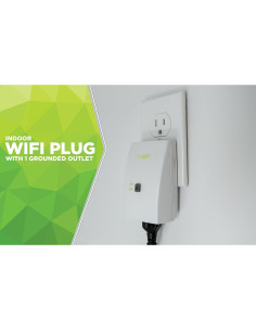 Enchufe WiFi Inteligente Woods WiOn 50050 Blanco 15A 1000W 2
