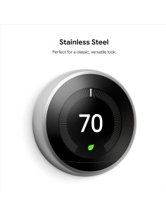 Termostato Inteligente Google Nest 3ra Gen T3007ES - Acero Inoxidable 2