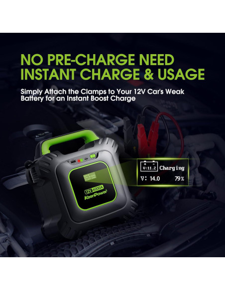 Arrancador de Salto KeenPower SC6000G PRO 6000A Sin Batería