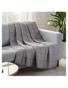 Manta Pesada Serta Zen Rest 4.54 kg 122x183 cm Gris