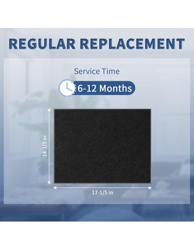Filtro Pre A HRF-A300 Funmit para Purificador de Aire Honeywell - Paquete de 6