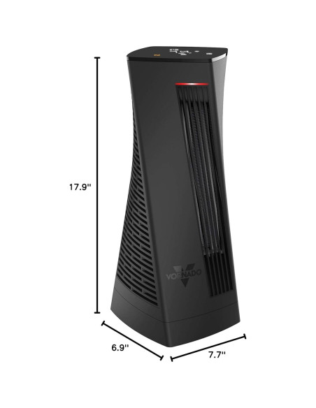 Calefactor de Torre Oscilante Vornado OSCTH1 4.04 kg Negro Calefactor de Torre Oscilante Vornado OSCTH1 4.04 kg Negro