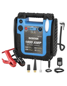 Arrancador de Batería Acetek HH-744-B 1800A con Compresor