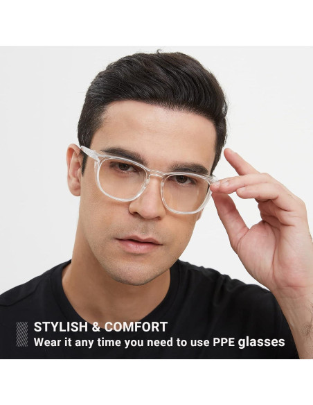 Gafas de Seguridad MORK&SUKY Antivaho para Laboratorio