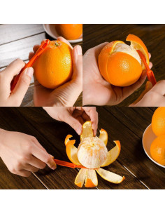 Peladores de Naranja Xloey 6 Piezas Accesorios de Cocina 2