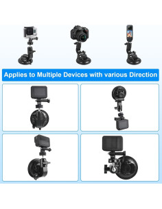 Soporte de Ventosa para Cámara y Teléfono OctinPris 9CM 2