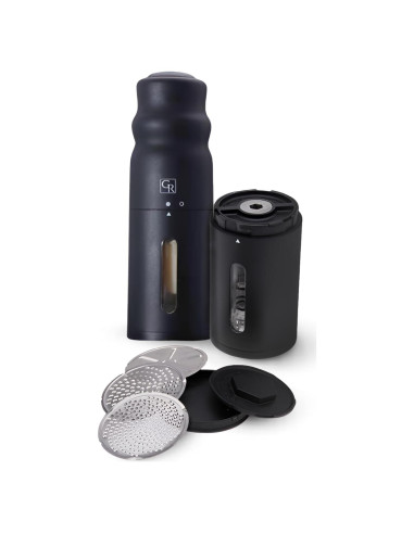 Rallador Eléctrico Black Rain GR4005 con 3 Cuchillas Intercambiables