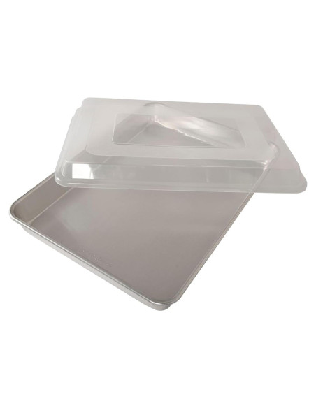 Bandeja para Pastel Alto Nordic Ware con Tapa de Aluminio