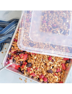 Bandeja para Pastel Alto Nordic Ware con Tapa de Aluminio 2