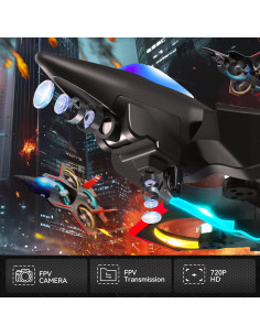 Avión RC BEZGAR S152 con Cámara y Luces LED 2