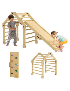 Conjunto de Escalada Montessori Qaba 4 en 1 para Niños