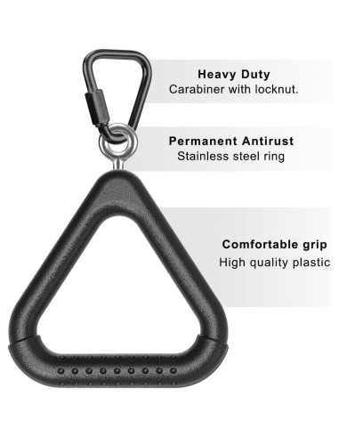 Barras de Mono Dolibest 2PCS con Mosquetones Triangulares