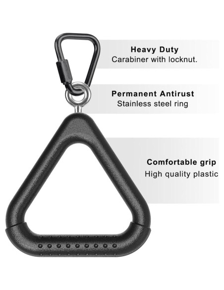 Barras de Mono Dolibest 2PCS con Mosquetones Triangulares